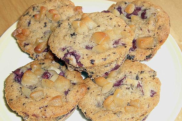 Cherry Marzipan Muffins