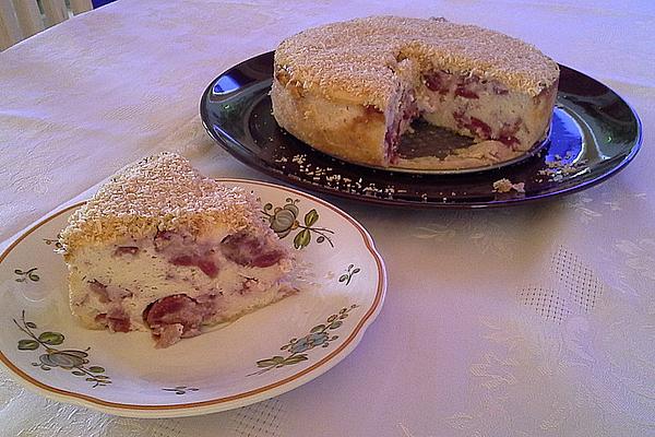 Cherry or Tangerine Cheesecake Without Bottom