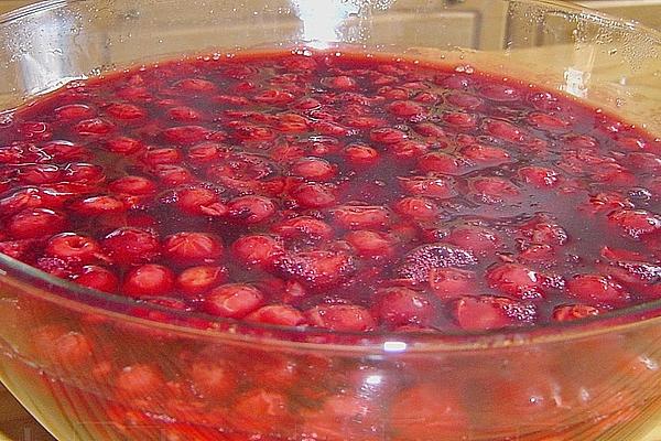 Cherry Soup with Sago