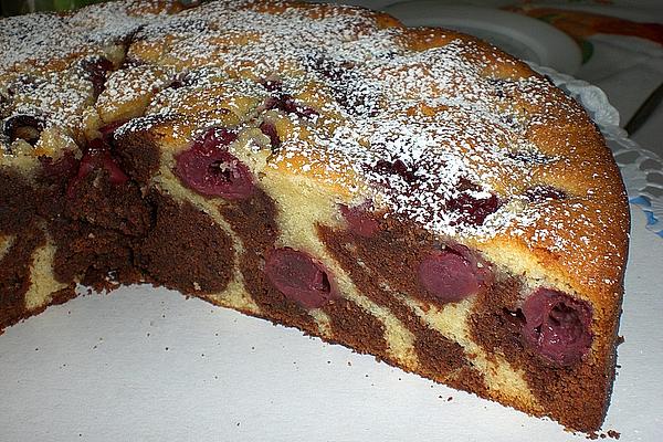 Cherry – Zebra – Sponge Cake