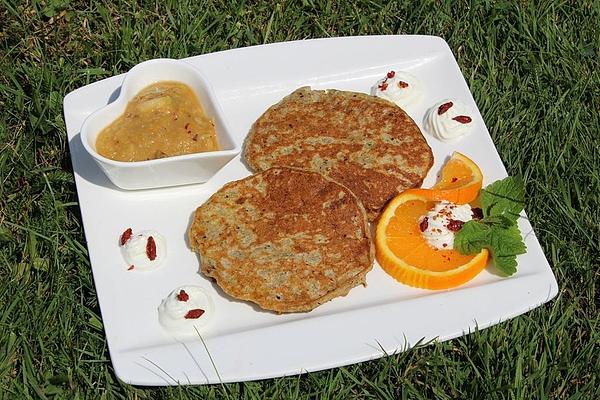 Chia Pear Pancakes