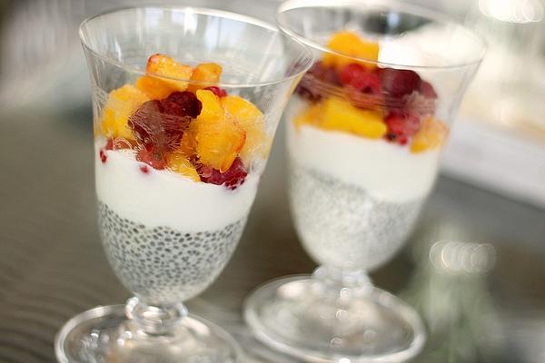 Chia Pudding with Vanilla Yogurt