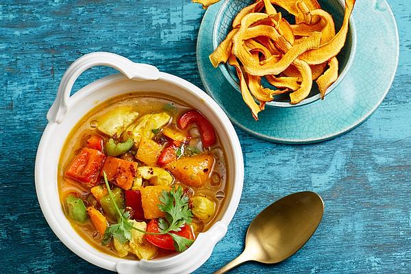 Chicken and Pumpkin Curry Stew