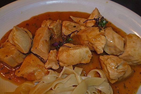 Chicken Breast Fillet in Dijon Mustard – Honey – Sauce with Basil