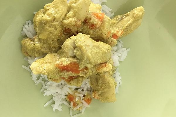 Chicken Breast Fillet in Honey-carrot-banana Curry