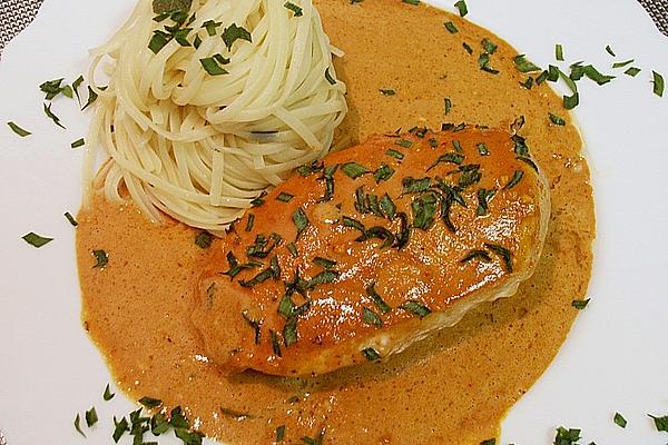 Chicken Breast Fillet with Sage Butter Noodles