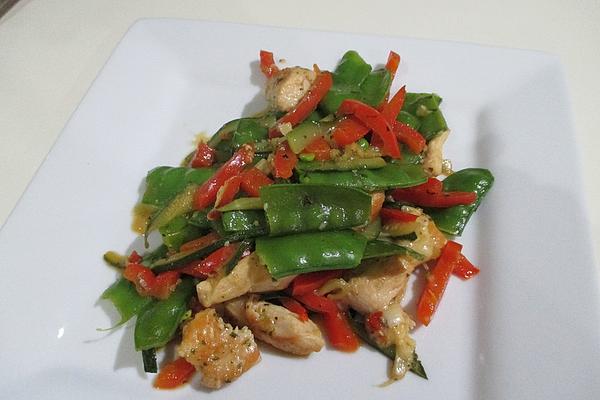 Chicken Breast Fillet with Sugar Snap Peas