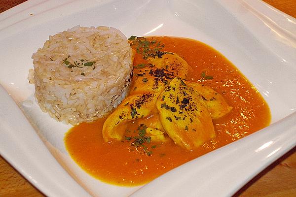 Chicken Breast in Pumpkin Curry Sauce