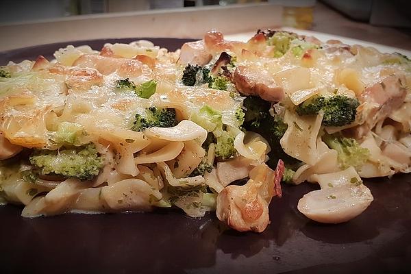 Chicken, Broccoli and Mushroom Patches