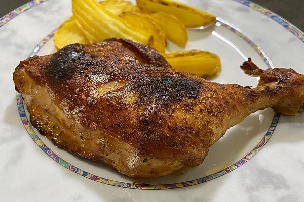 Chicken Drumsticks in Roasting Tube