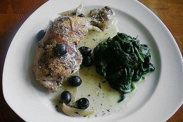 Chicken Drumsticks with Cheese – Olive Sauce