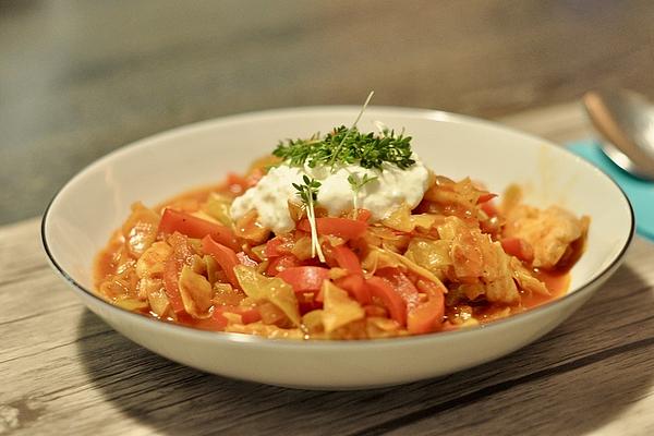 Chicken Goulash with Sauerkraut and Paprika