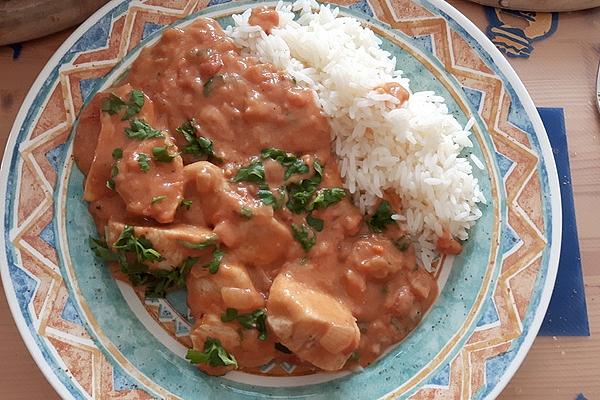 Chicken in Oriental Peanut Sauce