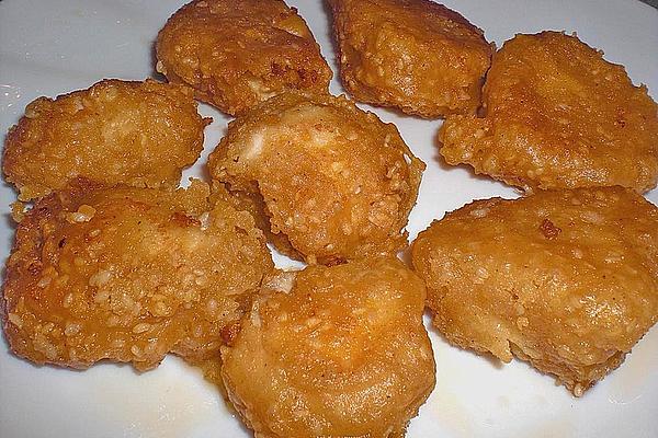 Chicken Nuggets with Sesame Crust