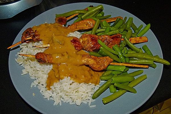 Chicken Skewers Satay