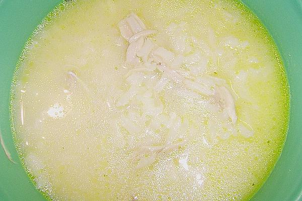 Chicken Soup with Egg and Lemon Sauce