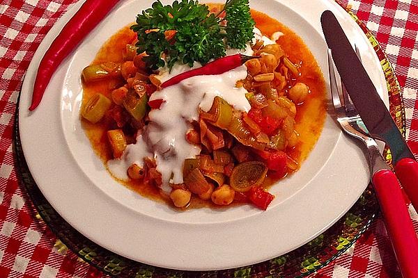 Chickpea Leek Stew