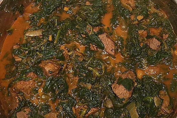Chickpeas – Spinach – Lamb Curry