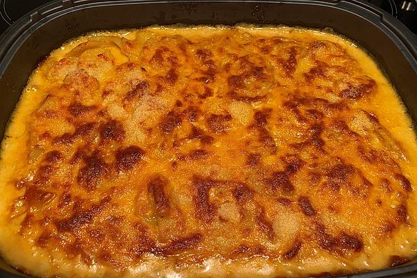 Chili Cheese and Potato Gratin