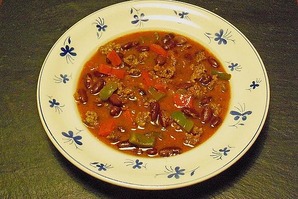 Chilli Con Carne Y Pimiento