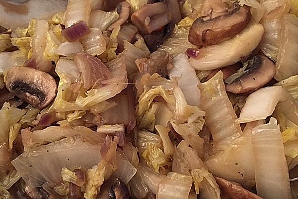 Chinese Cabbage in Wok