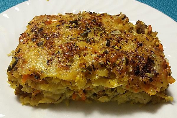 Chinese Cabbage Lasagna