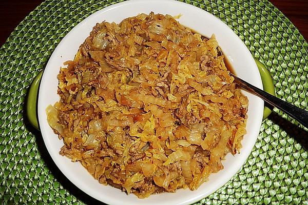 Chinese Cabbage with Minced Meat