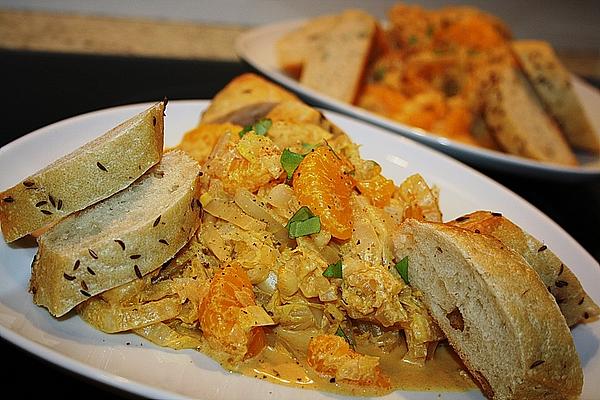 Chinese Cabbage with Tangerines