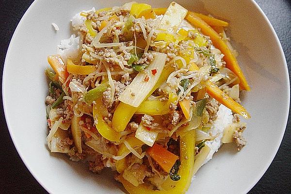 Chinese Minced Meat Pan À La Bärchen