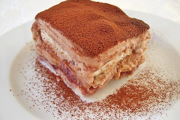 Chocolate and Cherry Tiramisu