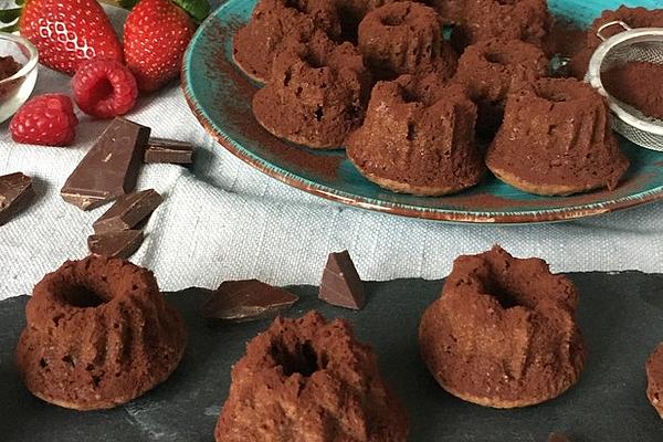 Chocolate and Cinnamon Mini Bundt Cake
