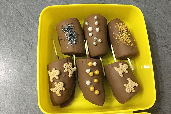 Chocolate Bananas on Skewer