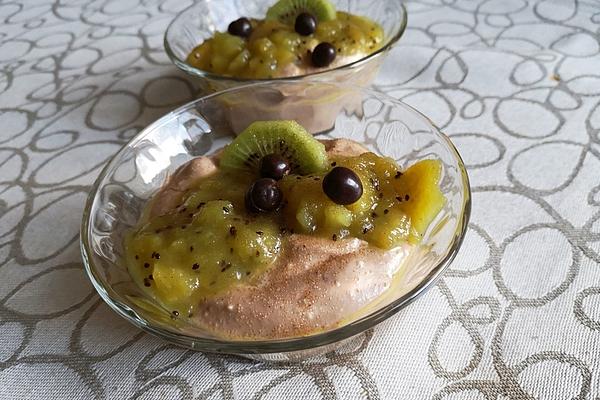 Chocolate Kiwi Curd