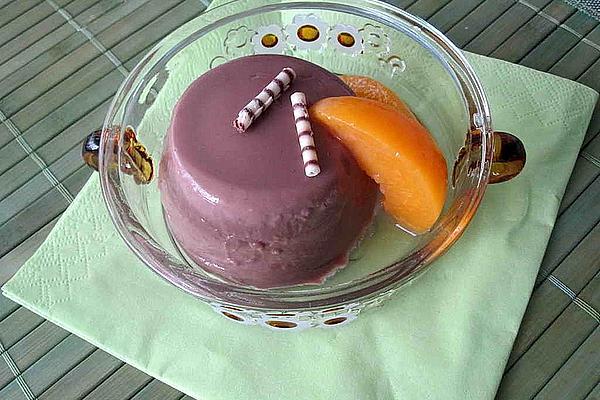 Chocolate Pudding with Compote