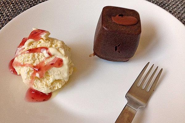 Chocolate Soufflé with Liquid Core