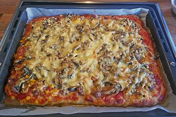 Chopped Pizza with Quark and Oil Batter