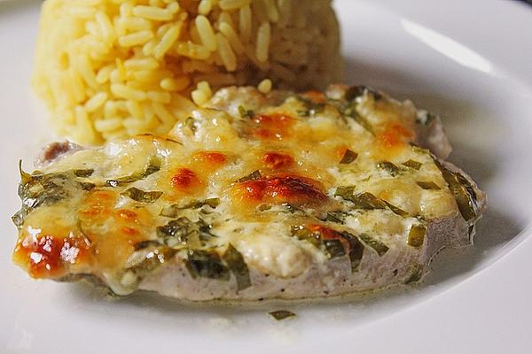 Chops with Wild Garlic