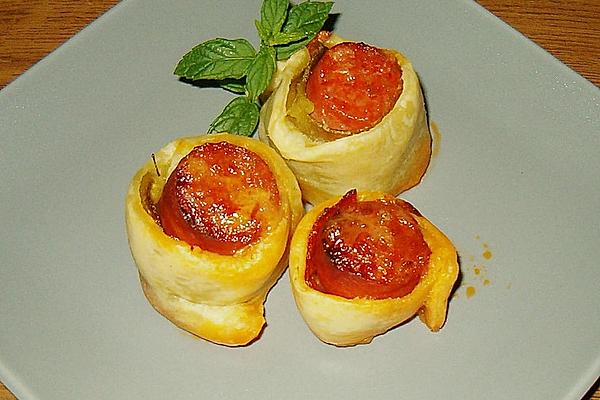 Chorizo ​​in Puff Pastry