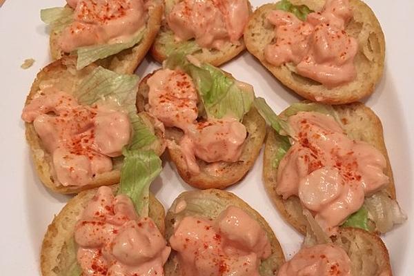 Choux Pastry Basket with Prawn Cocktail