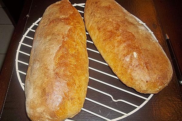 Ciabatta with Wheat Sourdough