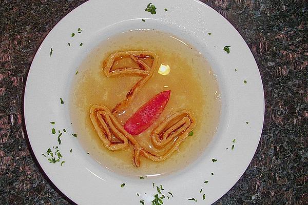 Clear Tomato Soup with Patty
