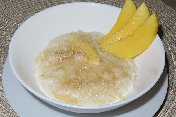 Coconut Liqueur Rice Pudding