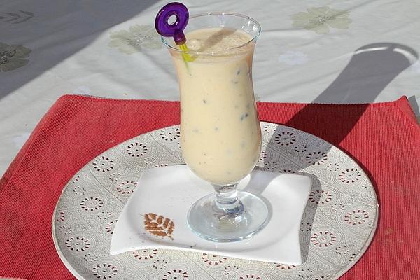 Coconut Passion Fruit Yogurt Smoothie