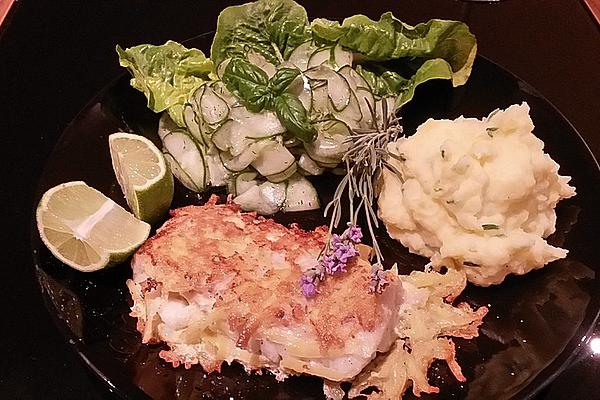 Cod Fillets in Potato Crust