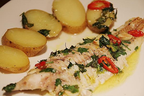 Cod in Parsley Oil
