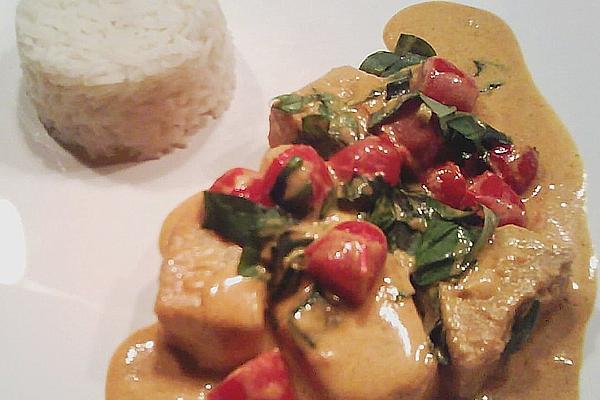 Cod with Coconut Basil Sauce