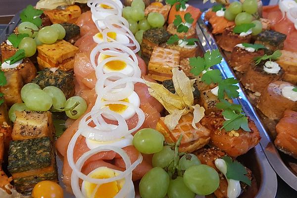 Cold Fish Platter for Buffet