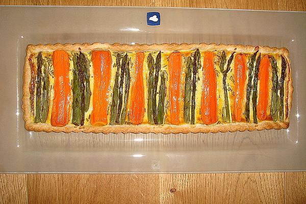 Colorful Asparagus Tart