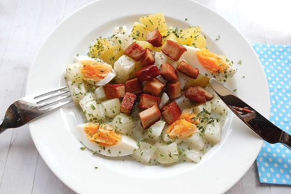 Colorful Kohlrabi – Egg Ragout