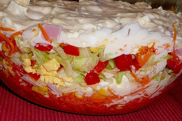 Colorful Layered Salad